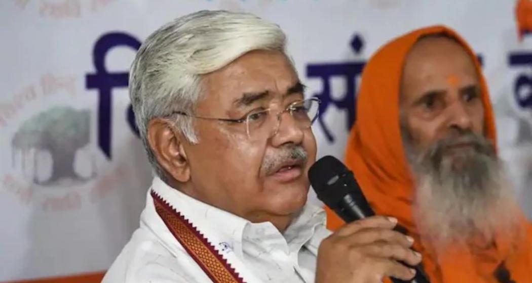 A file photo of VHP president Alok Kumar. 
