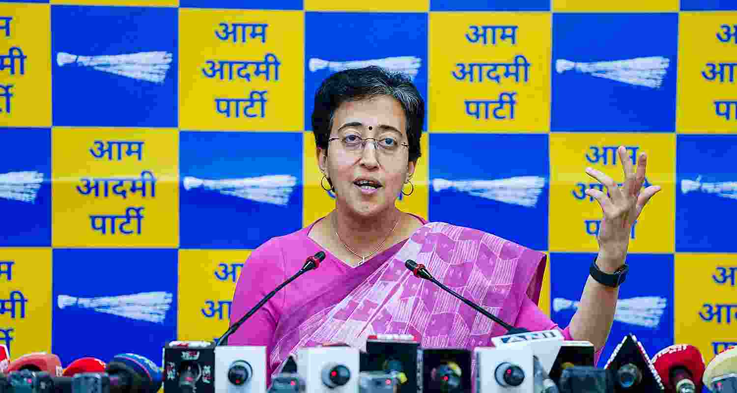 Delhi BJP chief Virendra Sachdeva claimed that Atishi Singh was "lying". The entire Aam Aadmi Party was involved in the "liquor scam" and its leaders were fighting among themselves.