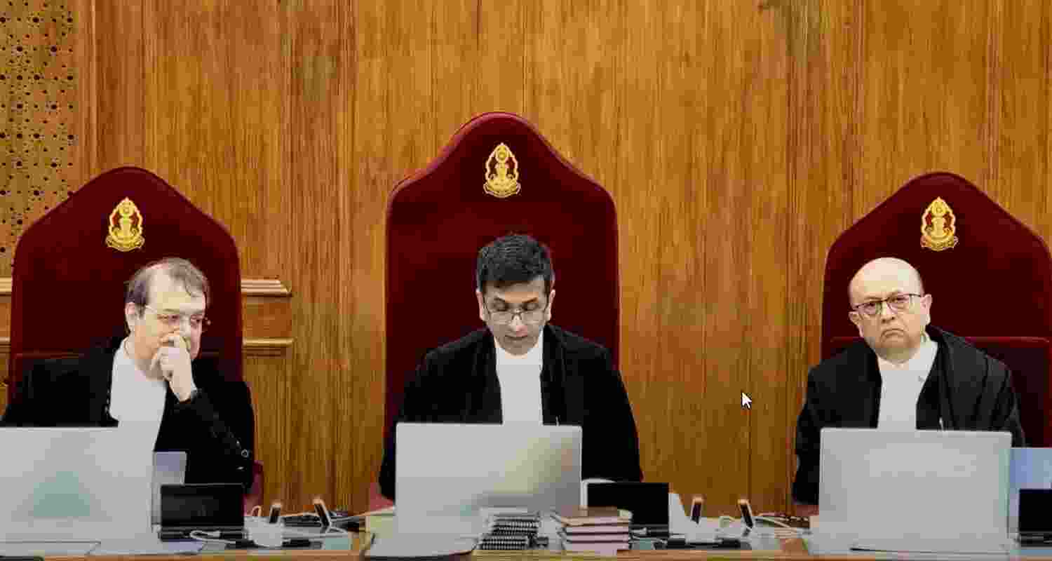 The bench was headed by CJI DY Chandrachud.