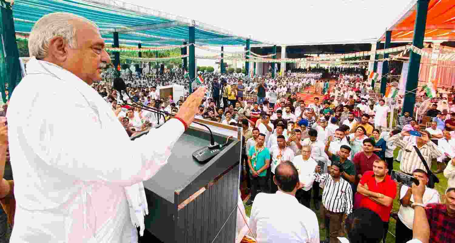 Bhupinder Singh Hooda. 