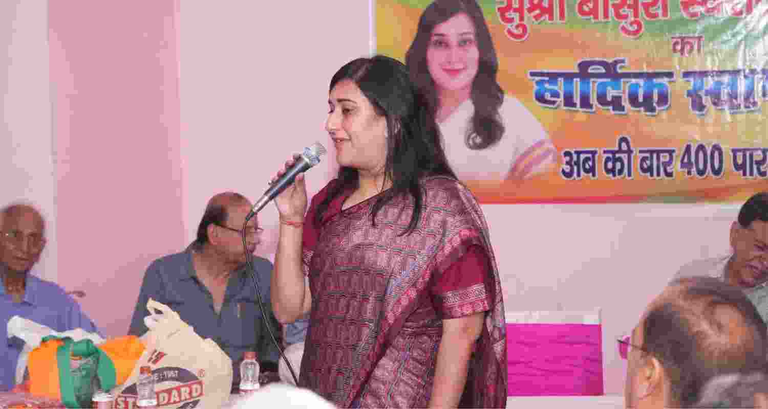 BJP's Leader Bansuri Swaraj targets AAP Delhi Govt's Mohalla Clinic and Medicines Distributed There. Image X.