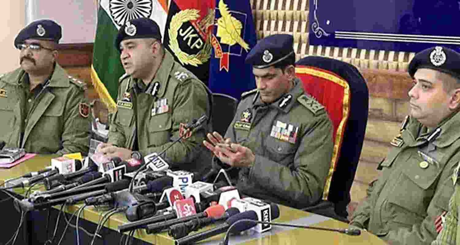Inspector General of Police, Kashmir Range, VK Birdi, told the press conference and informed that the terrorist who killed two labourers from Punjab here last week has been arrested