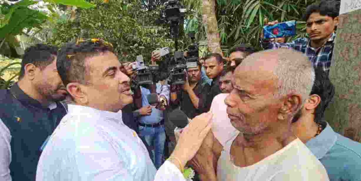 LoP Suvendu Adhikari goes to Sandeshkhali.