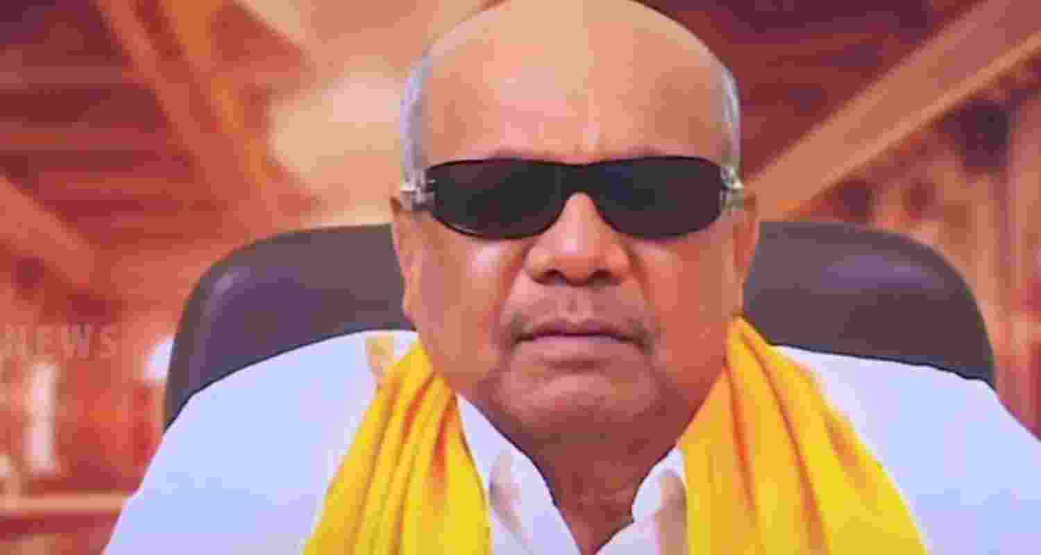 Screengrab of M Karunanidhi.