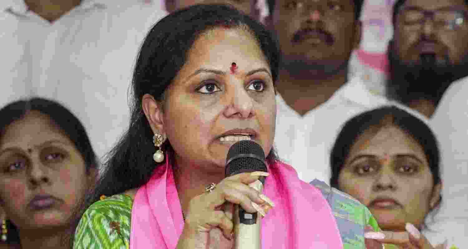 BRS leader K Kavitha 