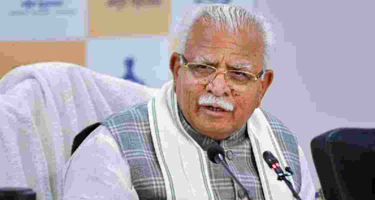 Housing and Urban Affairs Minister Manohar Lal Khattar. 