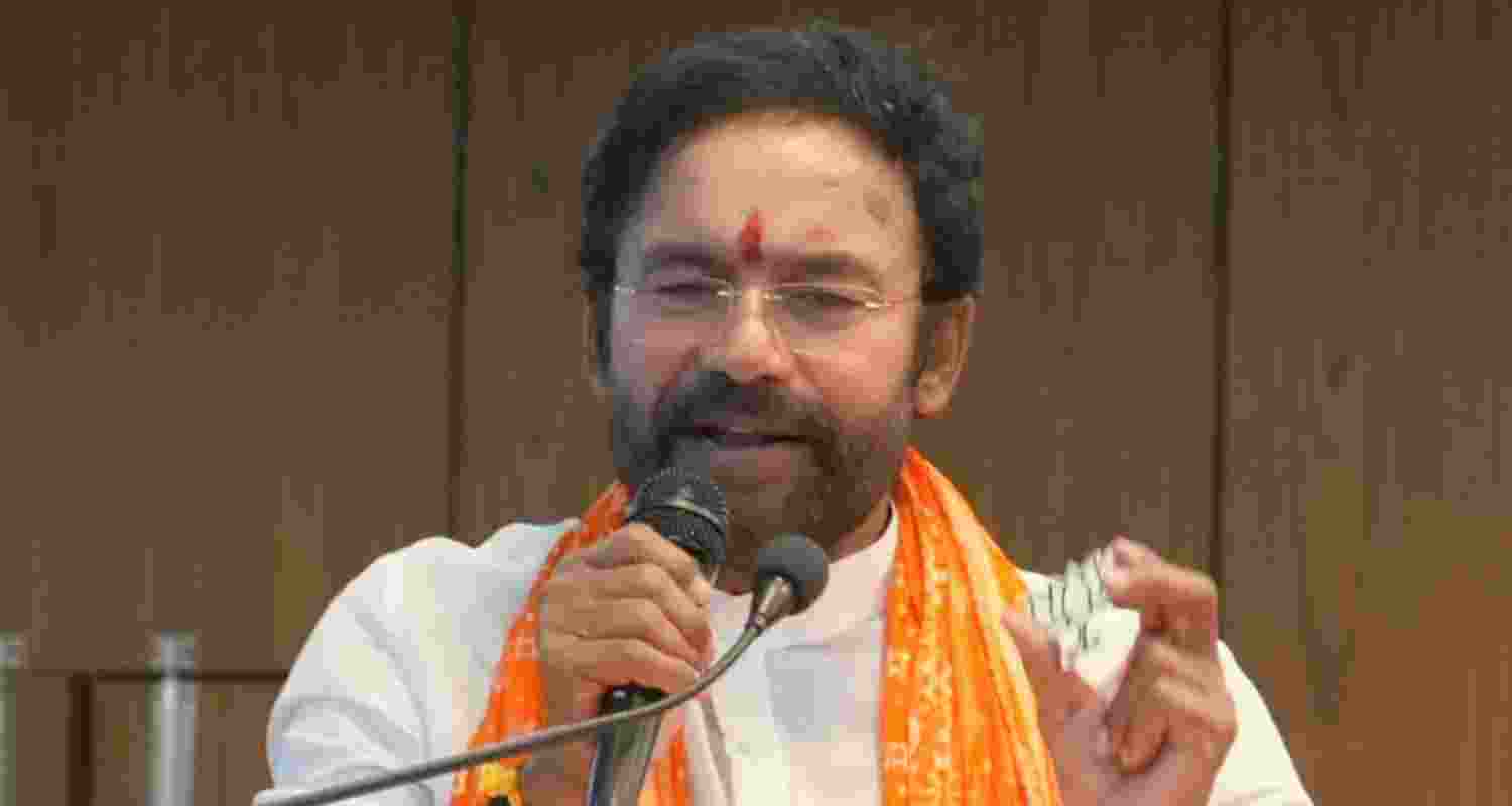 Union Minister G Kishan Reddy targets Congress & BRS.