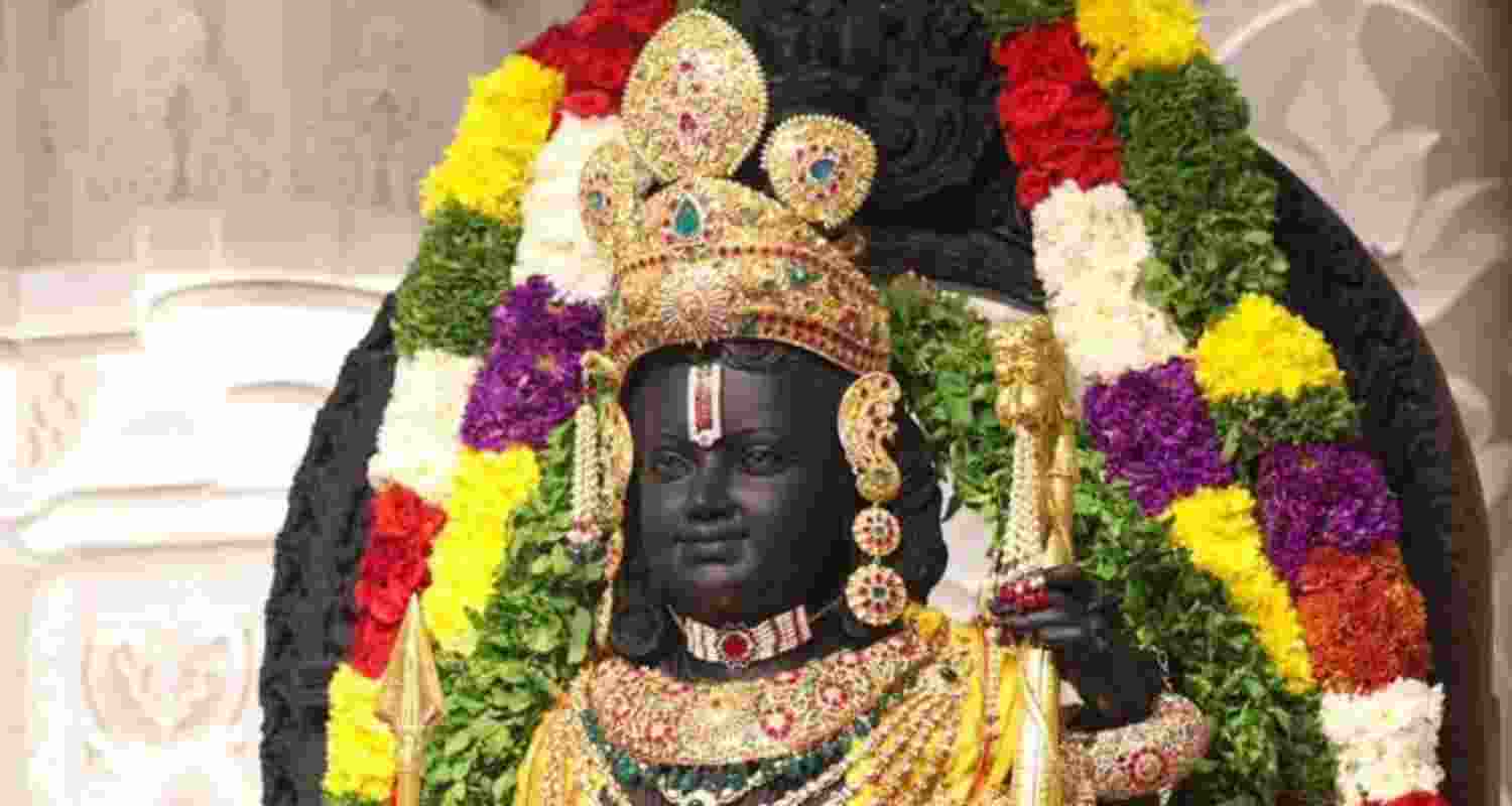 The new idol of Ram resembles a five-year-old kid, so the idol will be termed Balak Ram.