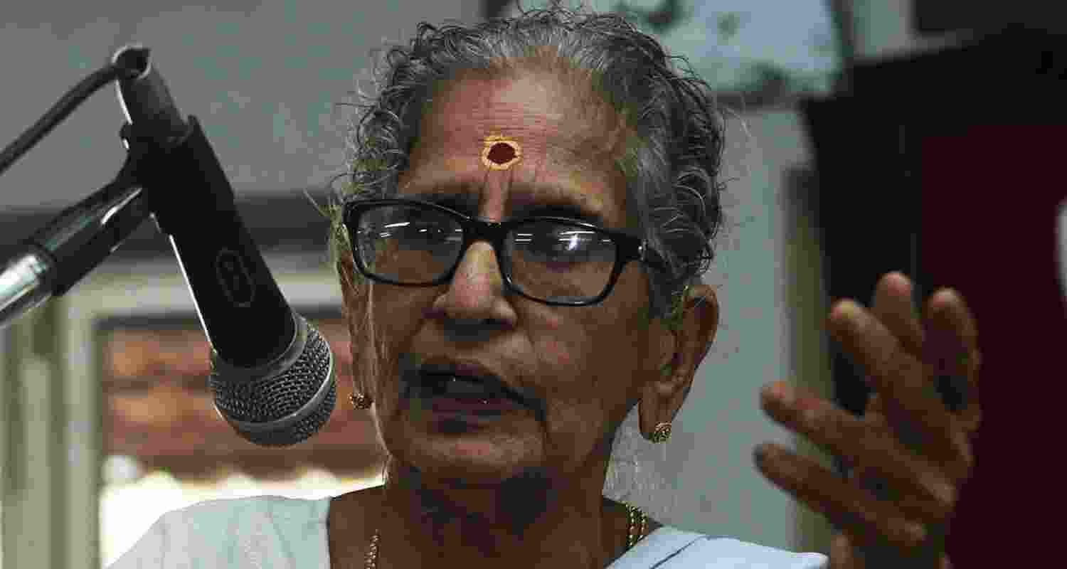 Rain batters Malayalam writer M Leelavathi’s home in Kerala  