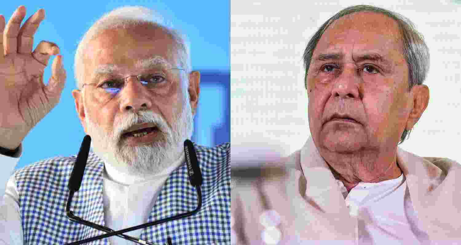 PM Modi and Odisha CM Naveen Patnaik. File Photos.
