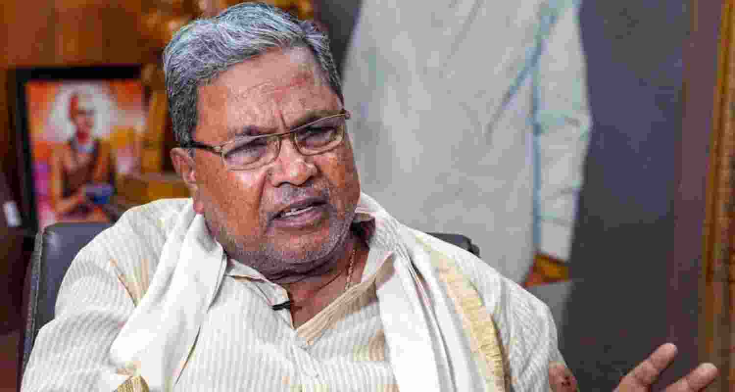Karnataka Chief Minister Siddaramaiah. 
