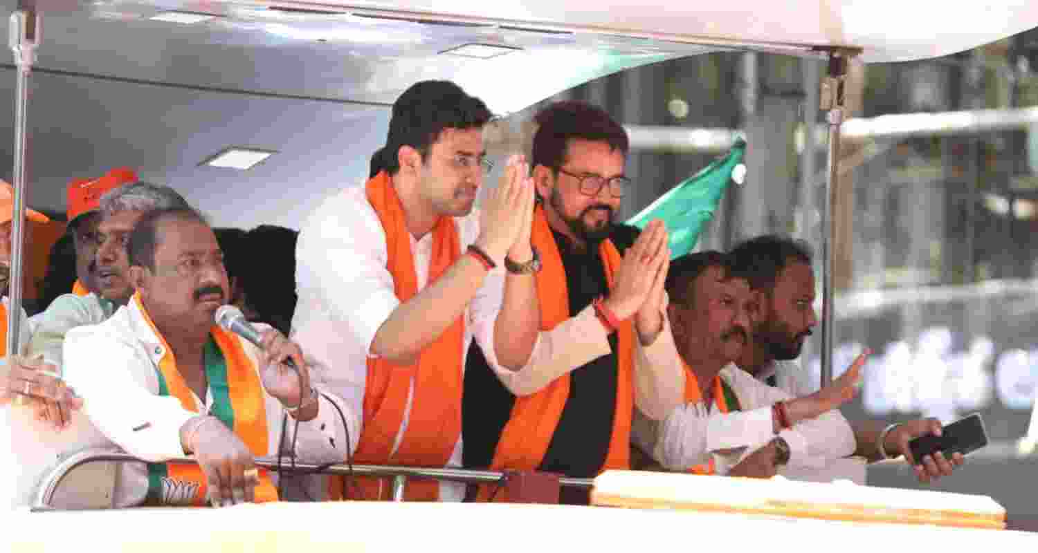 Union Minister Anurag Thakur in Bengaluru.