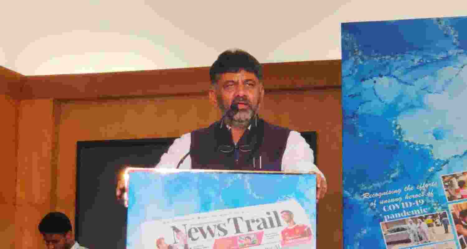 Dy CM D K Shivakumar gets an IT Notice. Image X.
