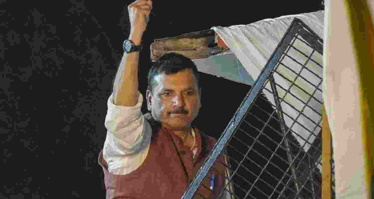 AAP Leader Sanjay Singh. File Photo.