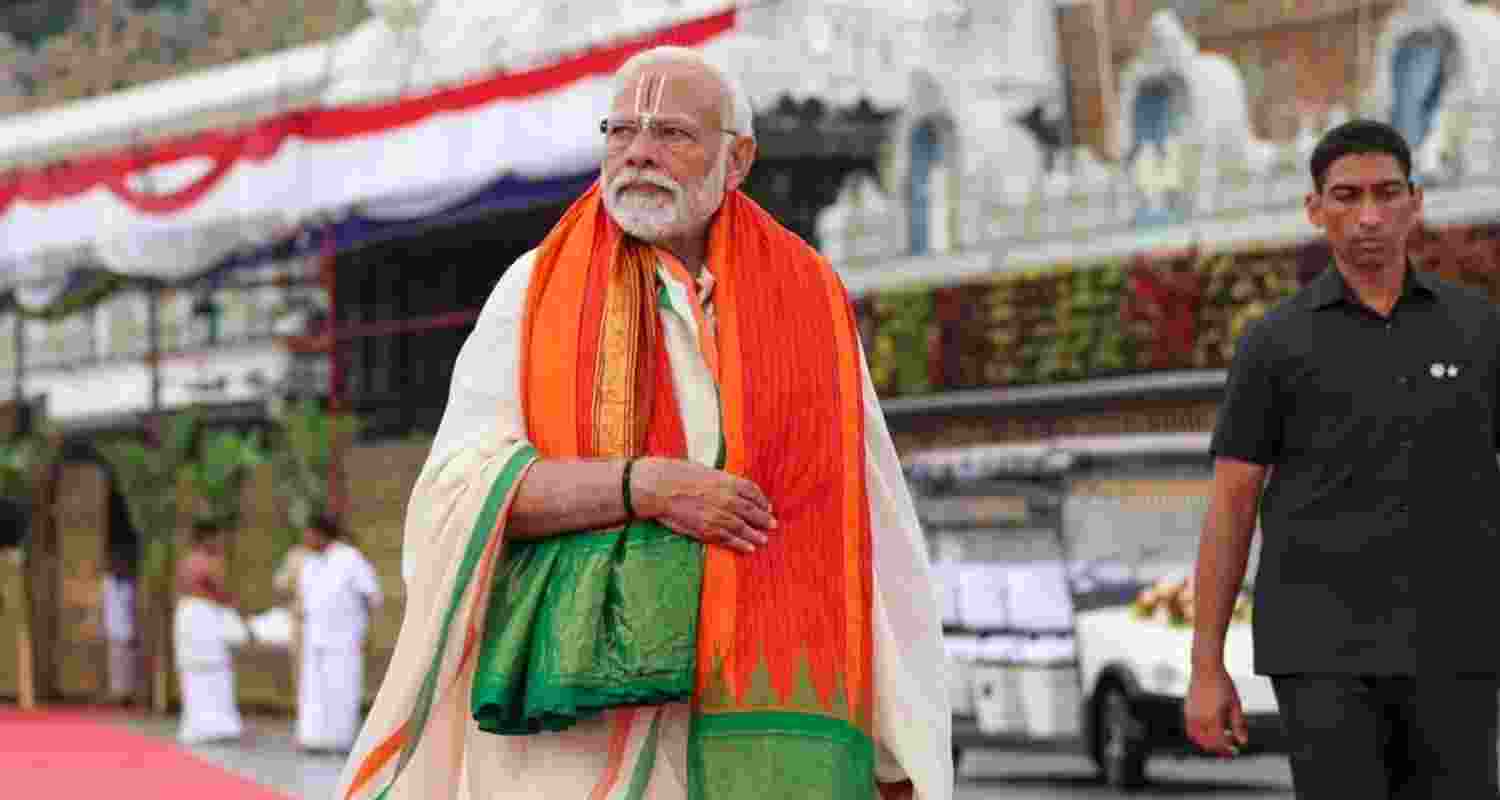PM Modi in Tamil Nadu for 2 days for Elections Campaign. Image X.