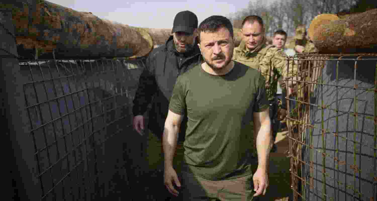 Ukraine's Zelensky Conveys Concerns Over Kharkiv's Military Status. Image X.
