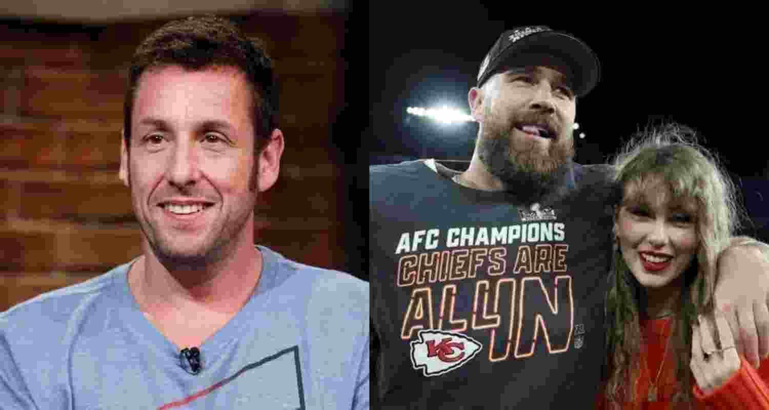 Keep kissing: Adam Sandler tells Taylor Swift and Travis Kelce