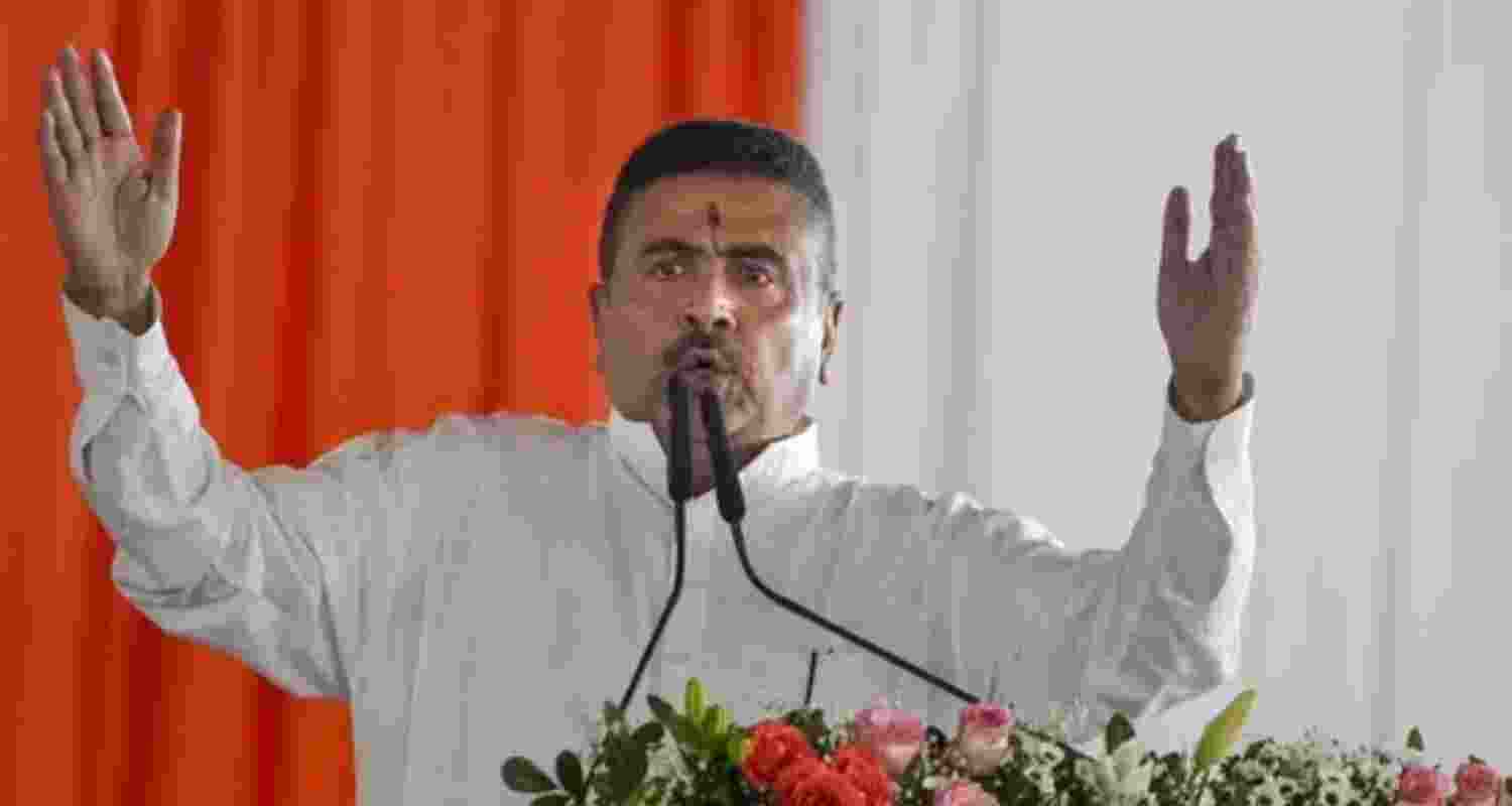 West Bengal Chief Minister Suvendu Adhikari - file image.