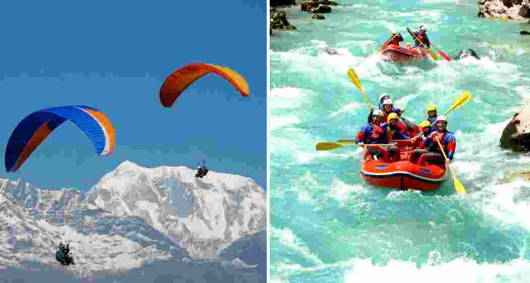 Paragliding in Kalimpong and river rafting in the Teesta River, both popular adventure sports in the Darjeeling hills, have been suspended due to safety concerns during the monsoon season.