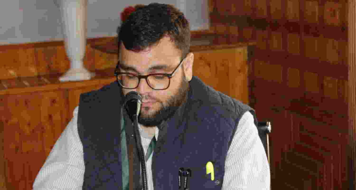 PDP candidate Aga Syed Muntazir Mehdi.