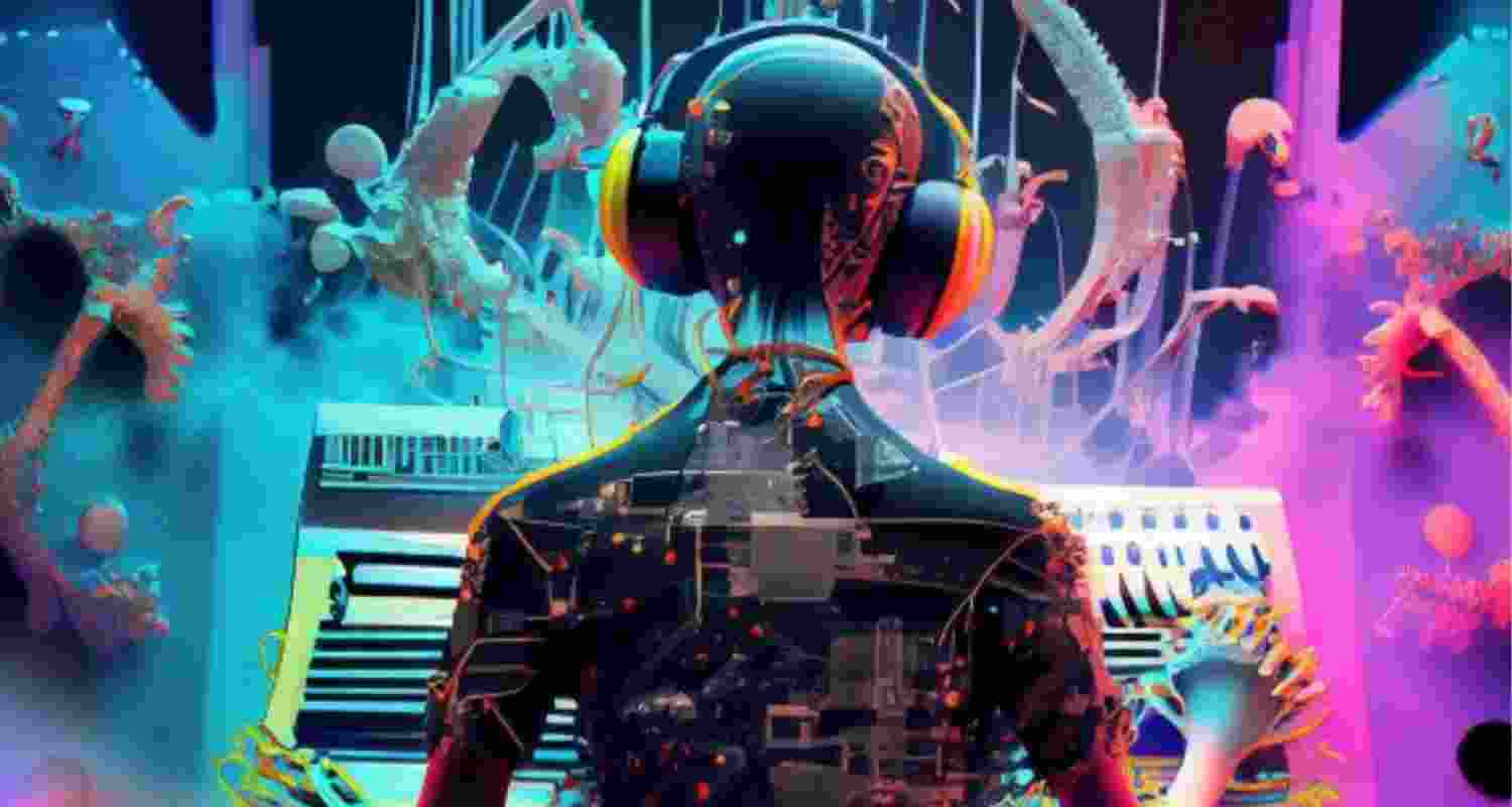 AI can generate songs. AI can generate songs.