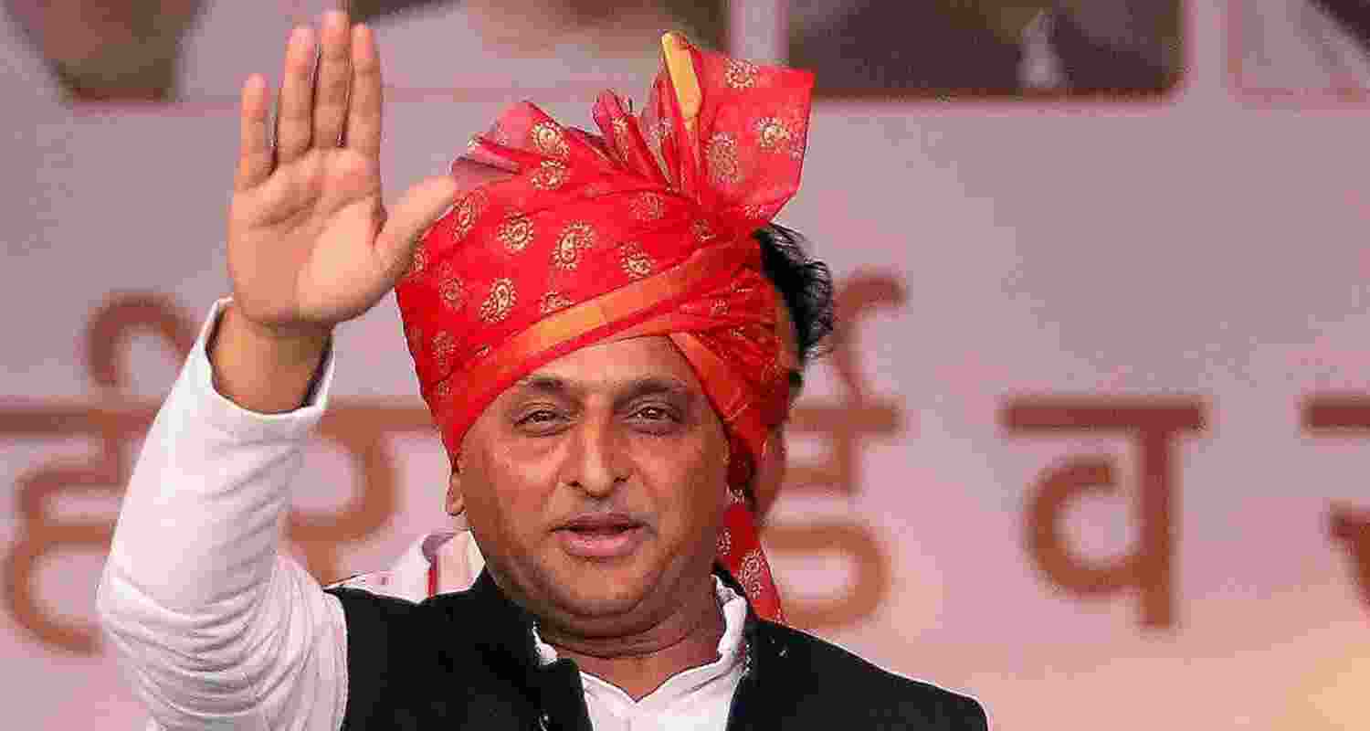 SP chief Akhilesh Yadav - file image.