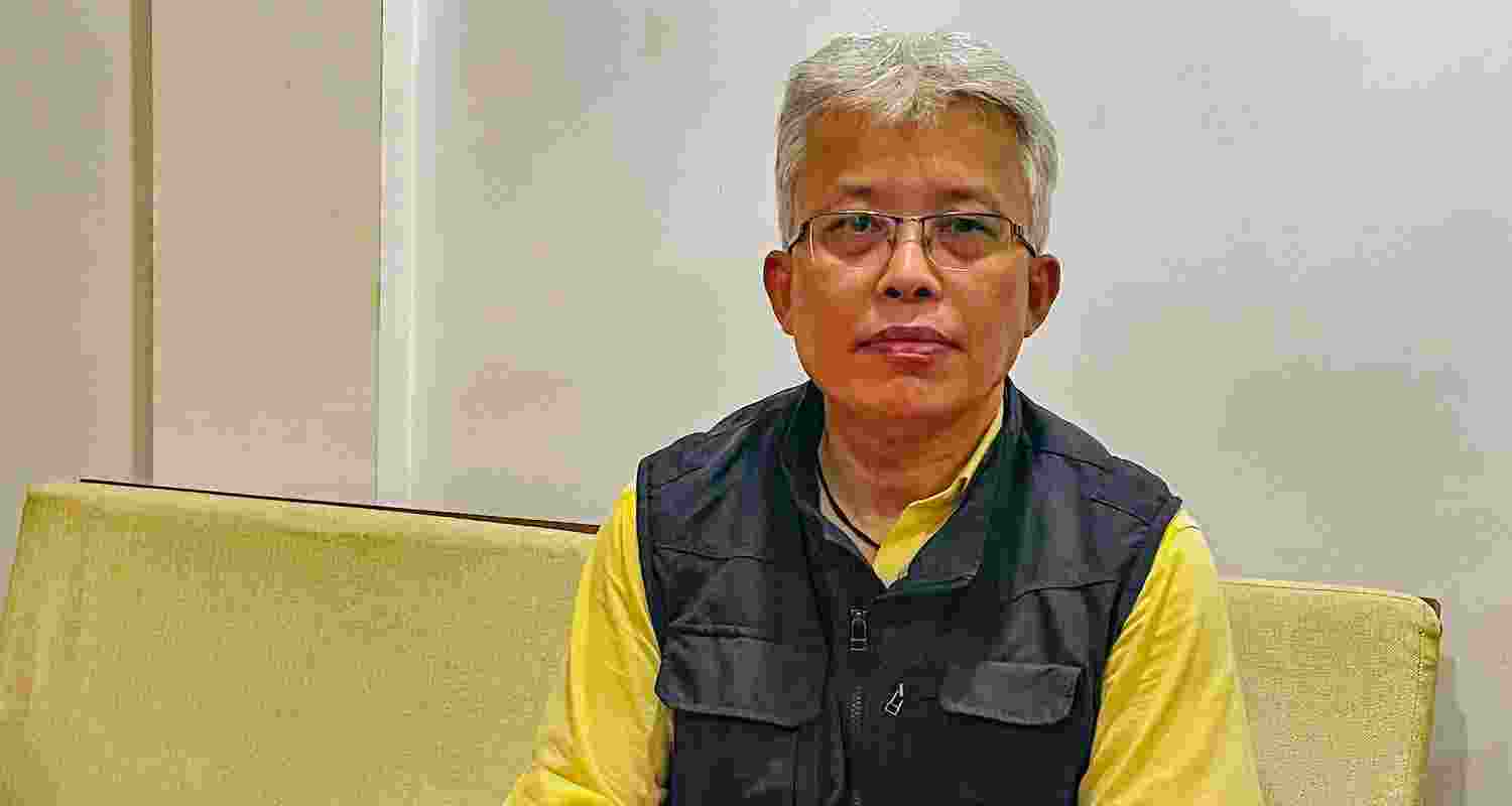 JNU professor and Congress Lok Sabha candidate from Inner Manipur constituency A Bimol Akoijam. JNU professor and Congress Lok Sabha candidate from Inner Manipur constituency A Bimol Akoijam.