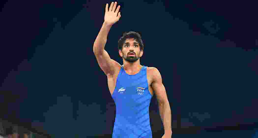 A file photo of Olympic bronze medallist Aman Sehrawat. 
