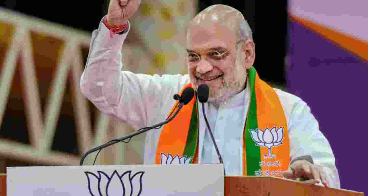 Home minister Amit Shah. Home minister Amit Shah.