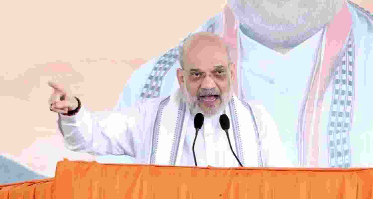 Union Home Minister Amit Shah in Mendhar.