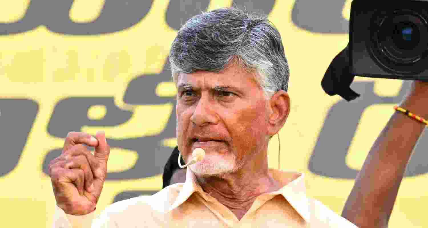 Andhra Pradesh Chief Minister N Chandrababu Naidu - file image.