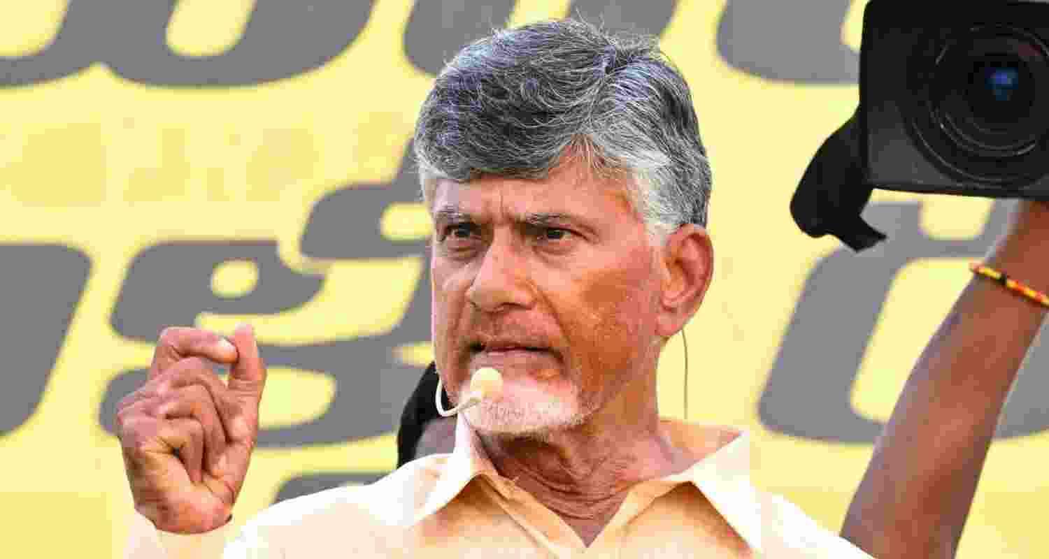 Andhra Pradesh Chief Minister N Chandrababu Naidu - file image.