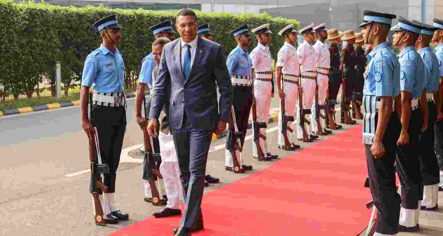 Jamaican PM Andrew Holness visits India. Jamaican PM Andrew Holness visits India.