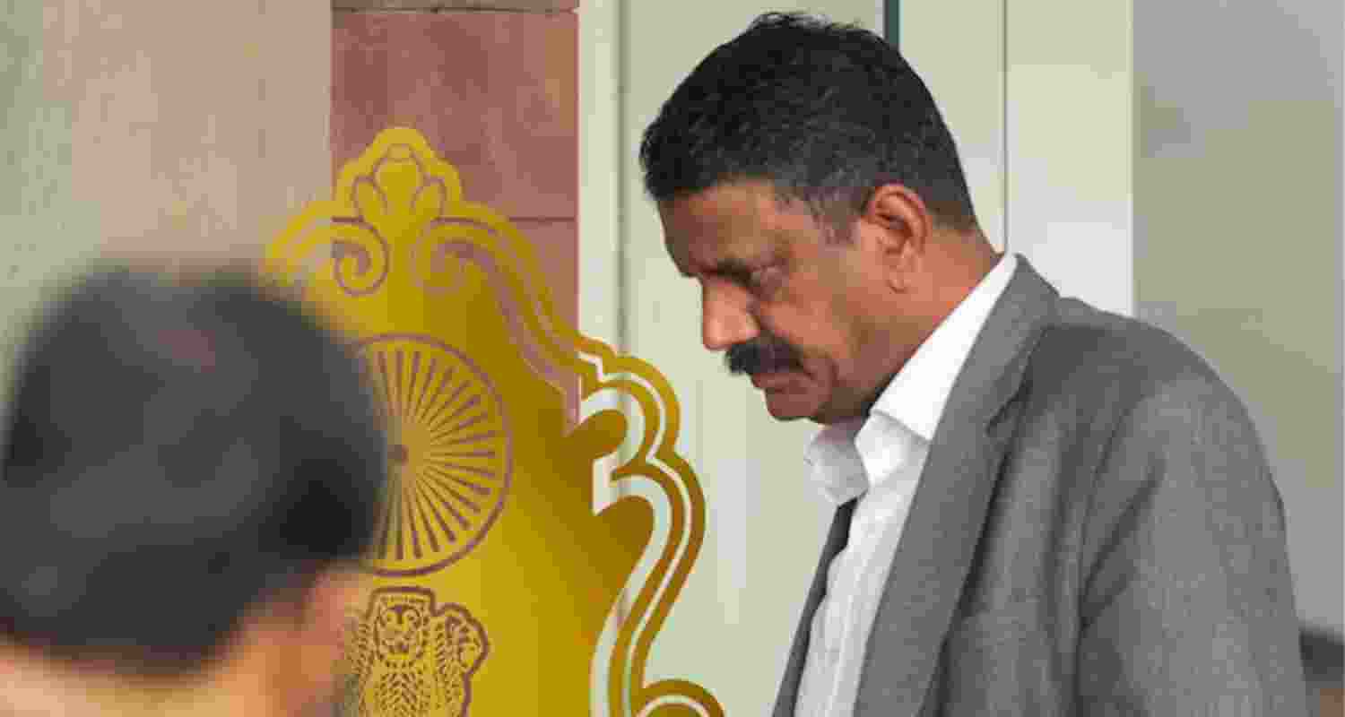 Returning Officer for Chandigarh mayoral election Anil Masih appears before the Supreme Court. File photo. Returning Officer for Chandigarh mayoral election Anil Masih appears before the Supreme Court. File photo.