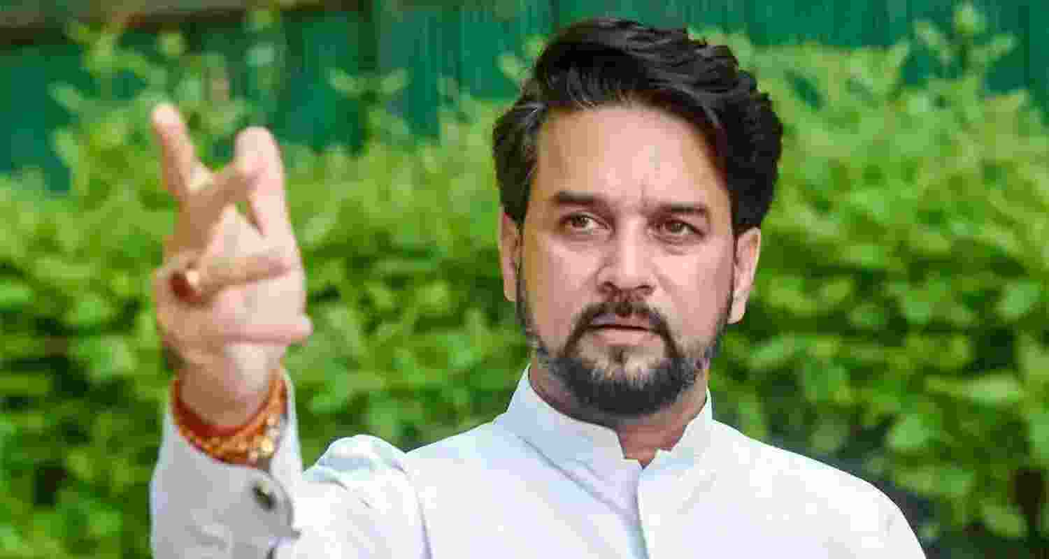 A file photo of Union Minister Anurag Thakur.