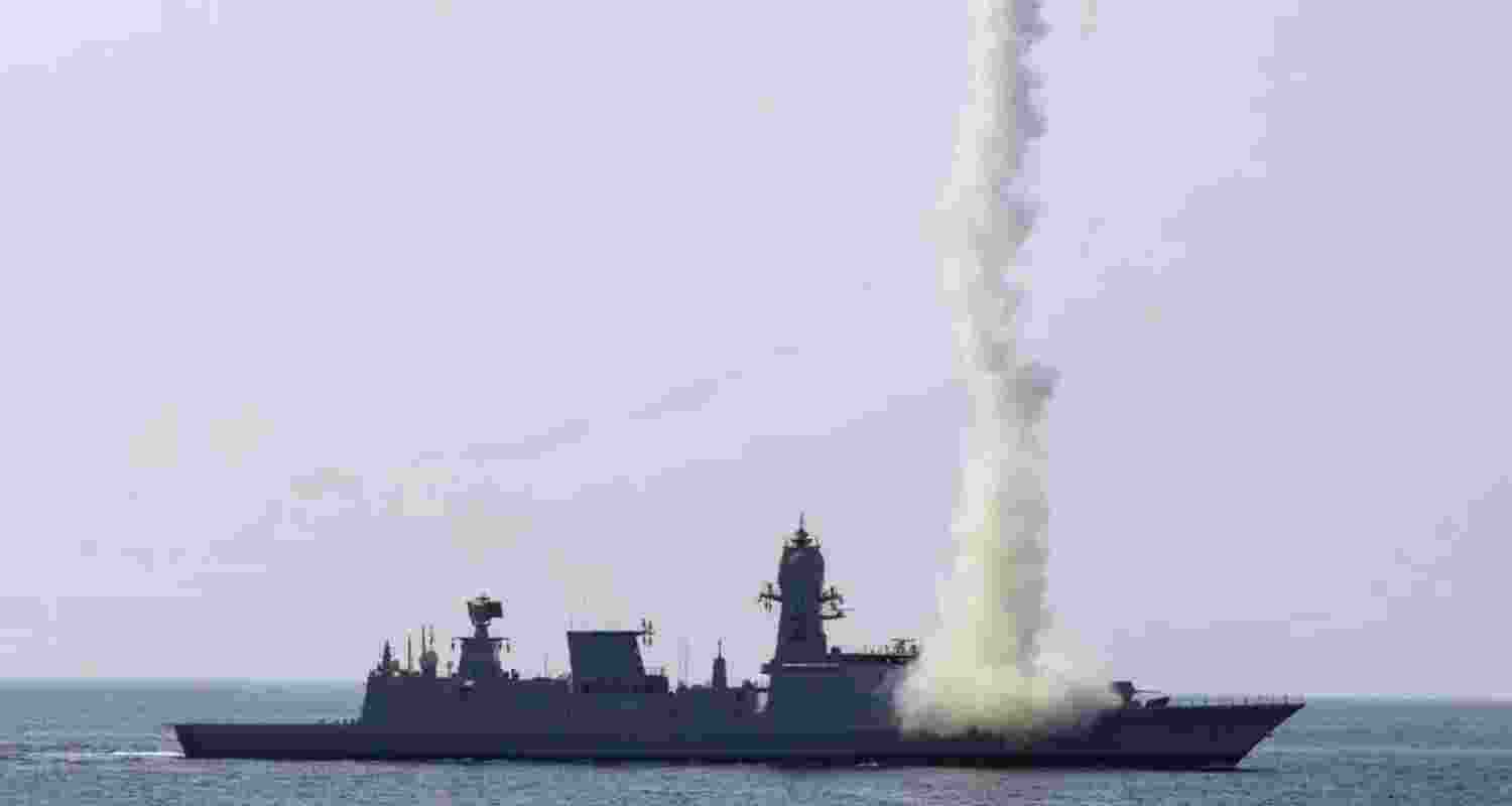 Indian Navy exercise.