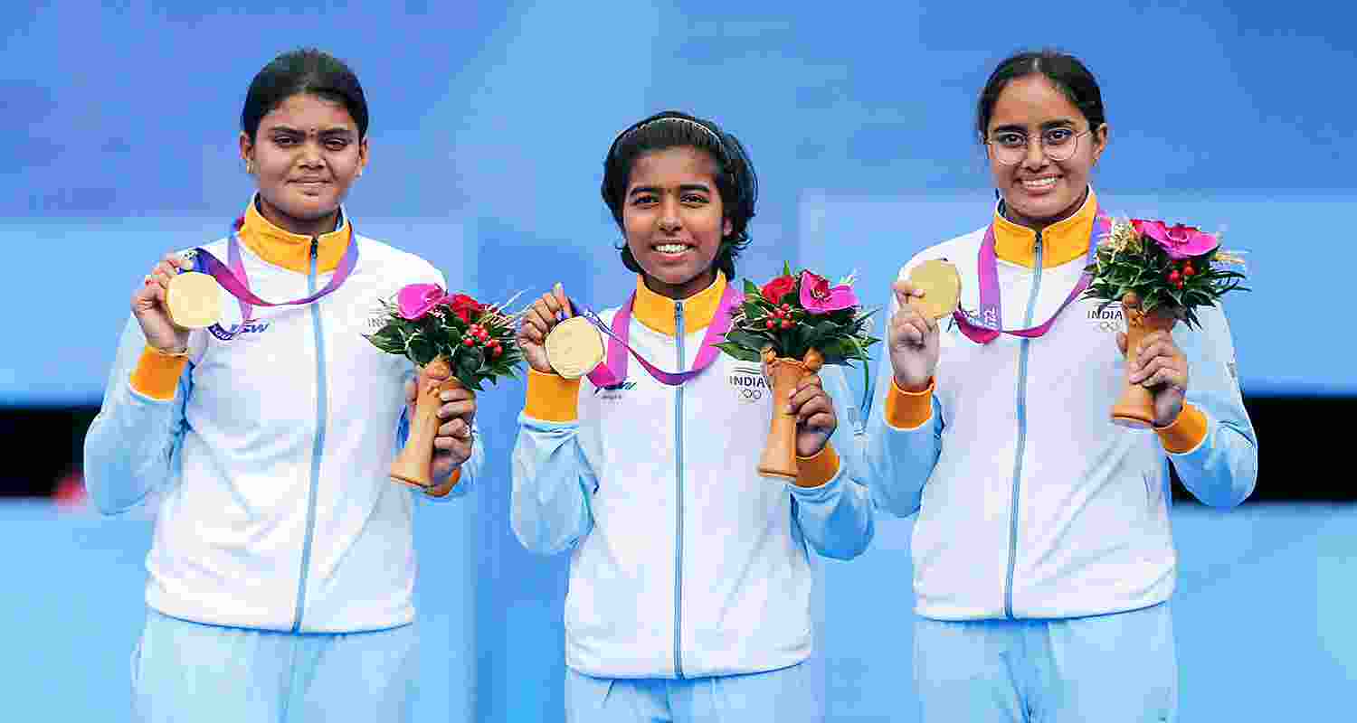 The trio of Jyothi Surekha Vennam, Parneet Kaur and Aditi Swami, that had clinched gold medal in World Cup Stage 1 in Shanghai leg last month, knocked out world number four USA 233-229 in the semi-final. The trio of Jyothi Surekha Vennam, Parneet Kaur and Aditi Swami, that had clinched gold medal in World Cup Stage 1 in Shanghai leg last month, knocked out world number four USA 233-229 in the semi-final.