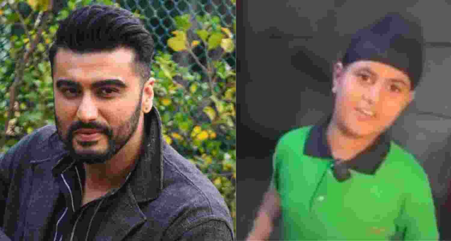 Arjun Kapoor offers educational support to 10-year-old selling rolls on the road in Delhi. Arjun Kapoor offers educational support to 10-year-old selling rolls on the road in Delhi.
