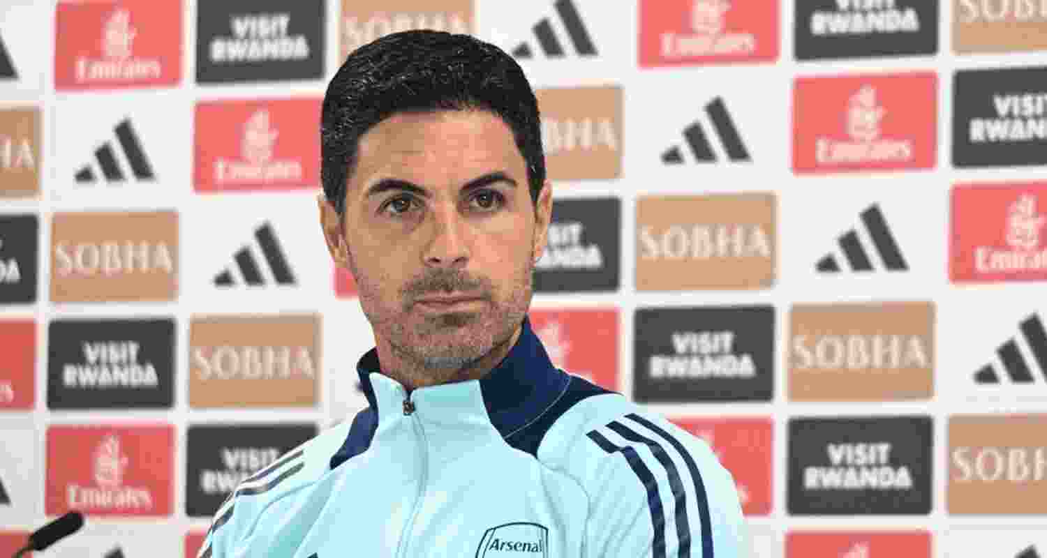Arsenal manager Mikel Arteta. Image via X. Arsenal manager Mikel Arteta. Image via X.