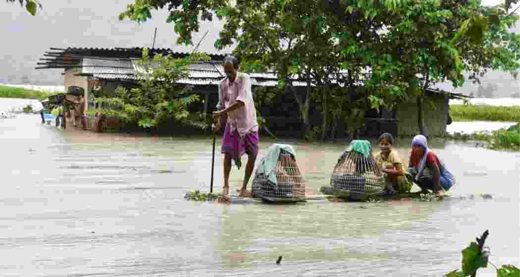 Dhubri worst-hit with over 237,000 affected, followed by Cachar with 182,000 and Golaghat with 112,000 in the ongoing floods. Dhubri worst-hit with over 237,000 affected, followed by Cachar with 182,000 and Golaghat with 112,000 in the ongoing floods.
