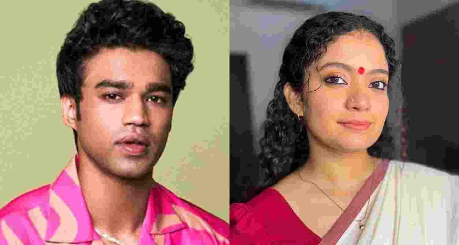 Actors Babil Khan and Anna Ben. Images: X