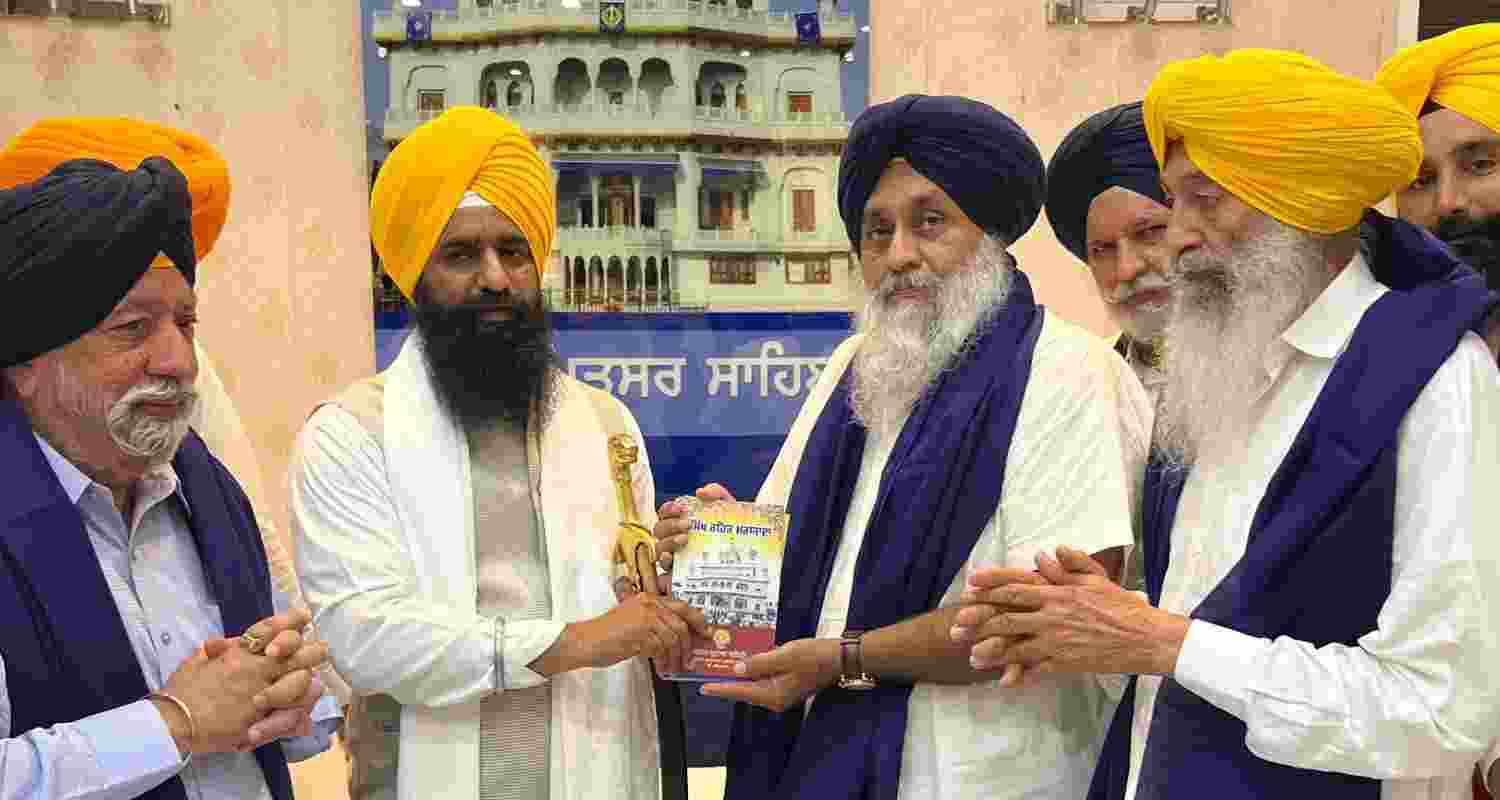 Sukhbir Singh Badal on Saturday returned to the helm of the Shiromani Akali Dal as party chief. Sukhbir Singh Badal on Saturday returned to the helm of the Shiromani Akali Dal as party chief.