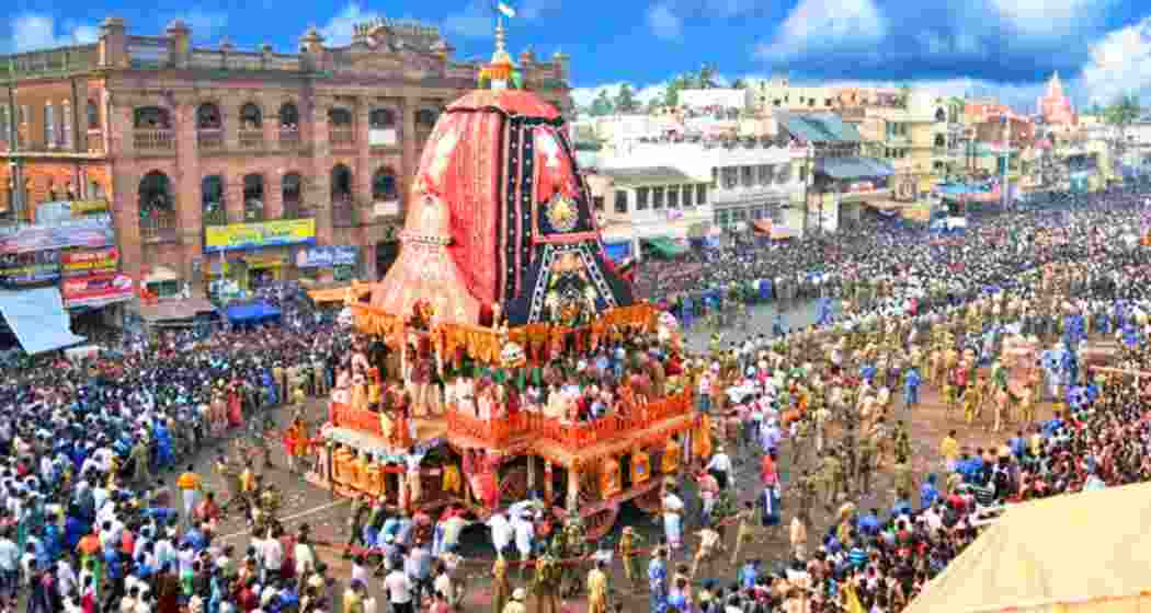 The sacred city of Puri prepares to witness the return of the Holy Trinity to Jagannath Temple during the Bahuda Yatra. (Representative image)