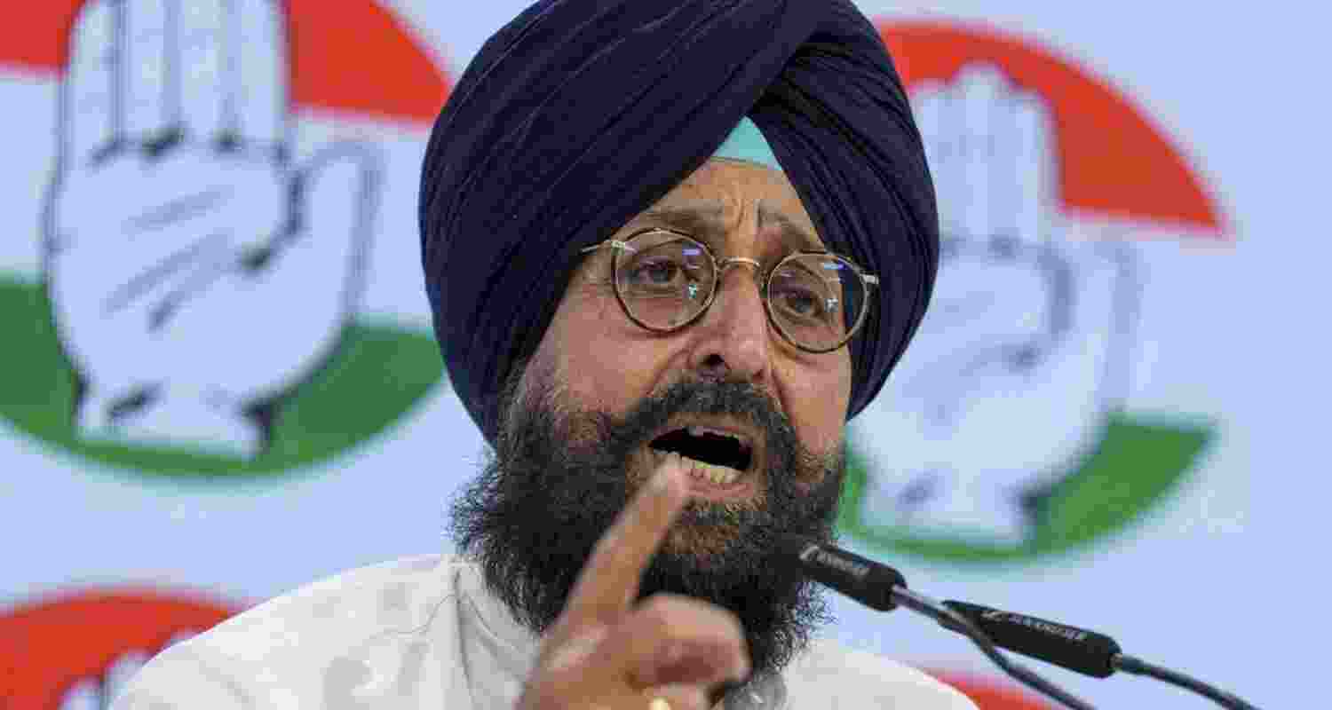 Punjab Congress leader Partap Singh Bajwa. Punjab Congress leader Partap Singh Bajwa.