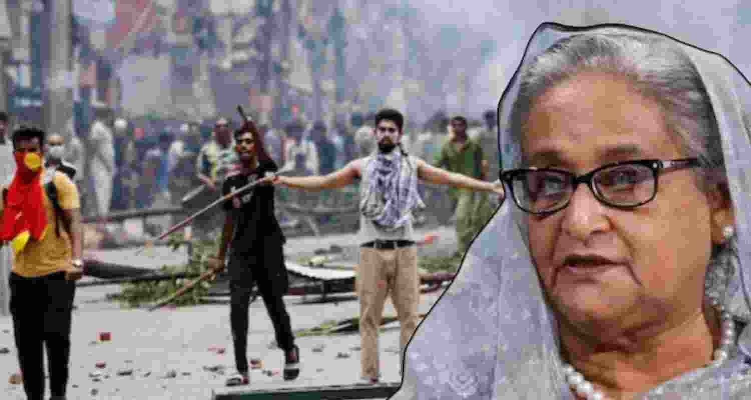 Sheikh Hasina also claimed Bangladesh being "turned into a militant state." 