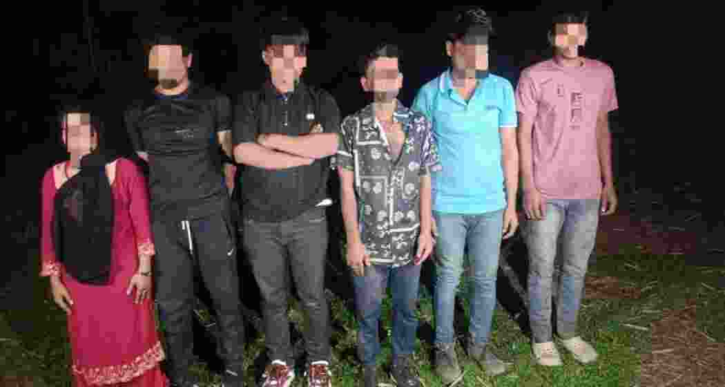 Six Bangladeshi nationals apprehended in Assam's Sribhumi district as part of a crackdown on illegal border infiltration, confirmed by Assam CM Himanta Biswa Sarma via social media. Six Bangladeshi nationals apprehended in Assam's Sribhumi district as part of a crackdown on illegal border infiltration, confirmed by Assam CM Himanta Biswa Sarma via social media.