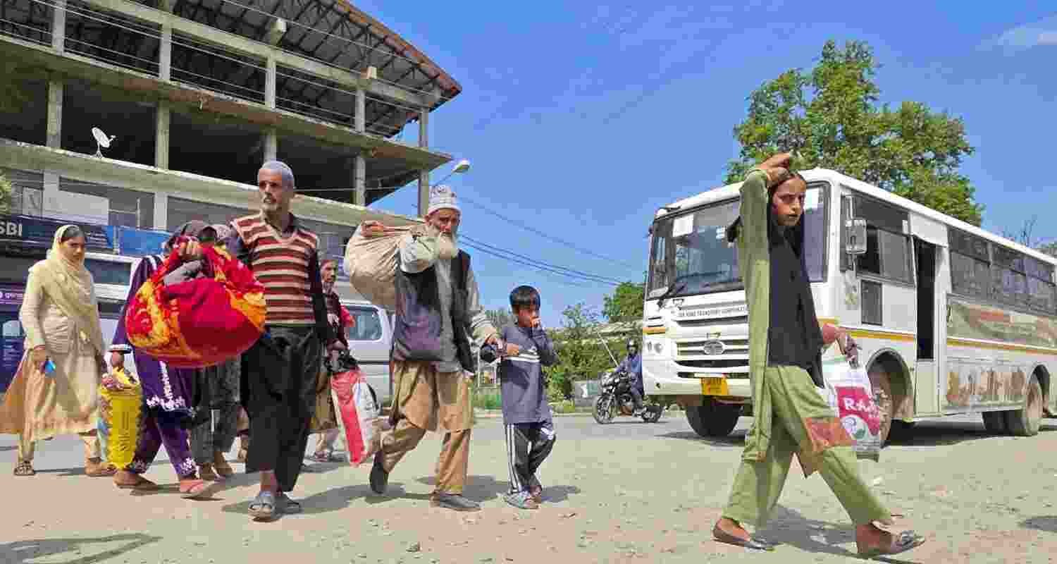 Border areas witness a calm day