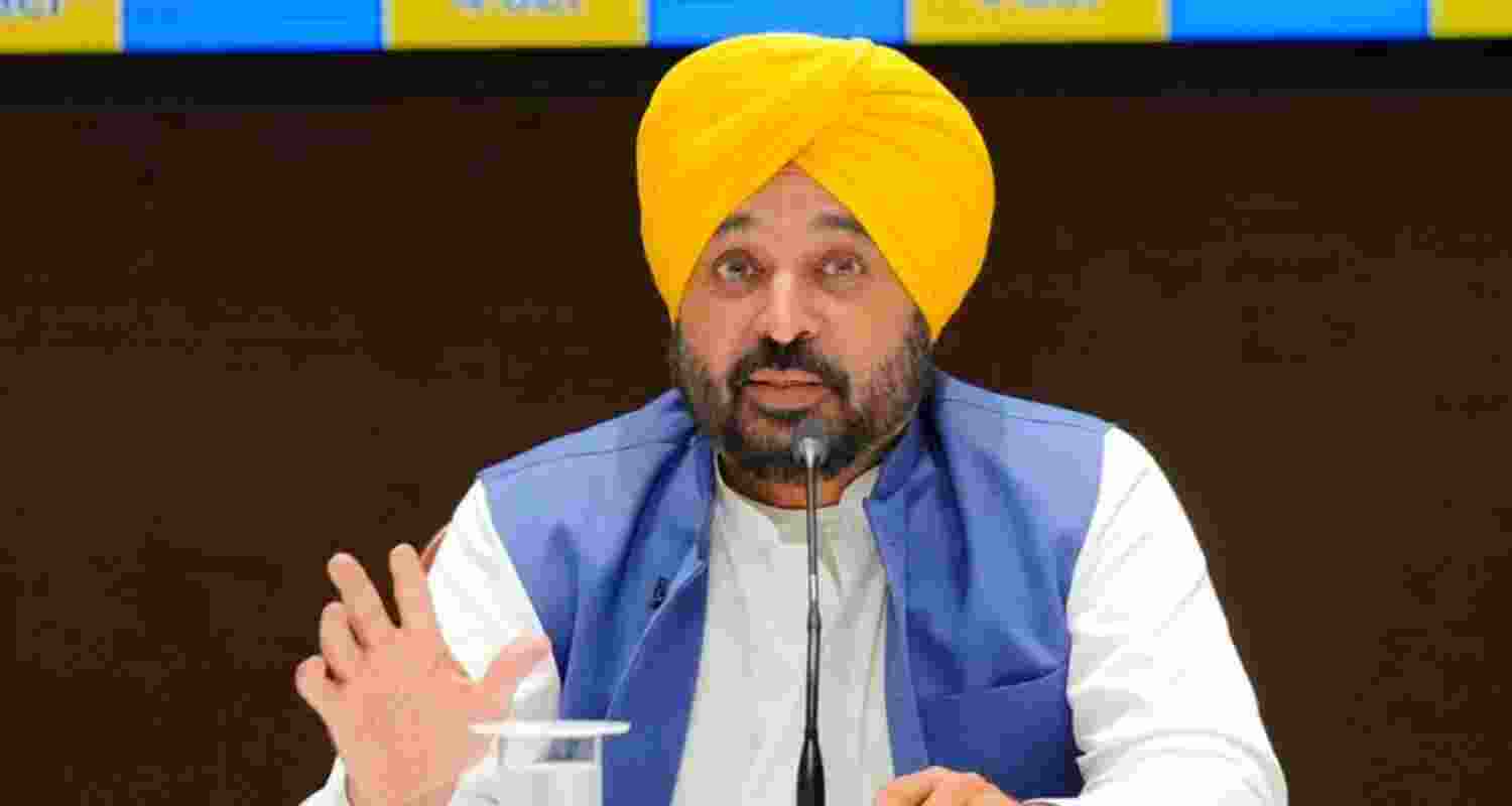 Punjab Chief Minister Bhagwant Mann - file image.