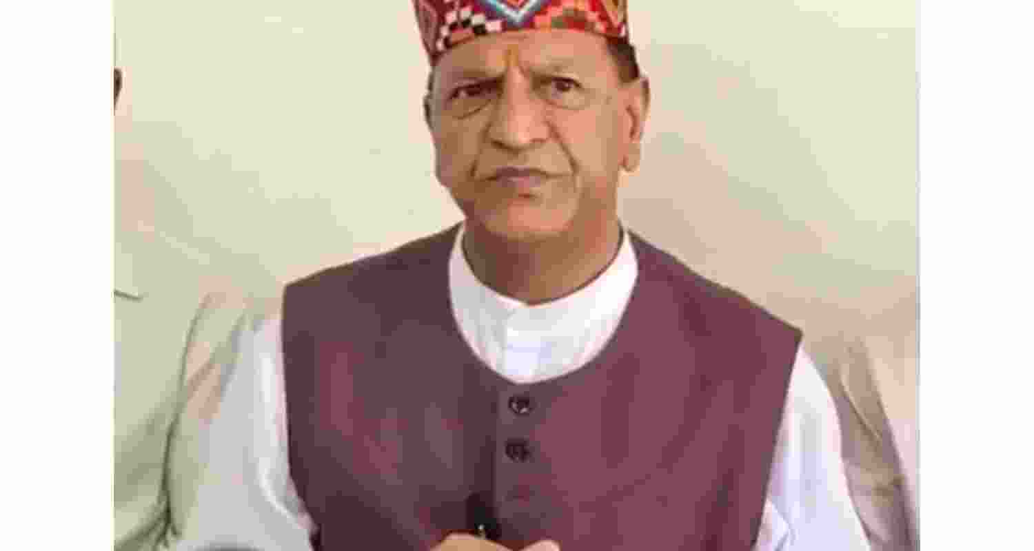 BJP Himachal Pradesh president Rajiv Bindal