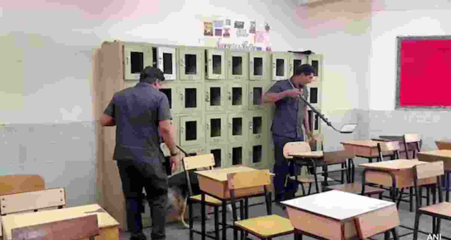 Institutions targeted included DAV International School, Asia School, Ankur International School, and Sant Kabir School in Ahmedabad, as well as D R Amin School, Urmi School, Baroda High School, and Don Bosco in Vadodara.